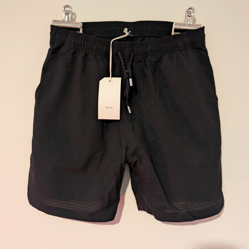 SMOCK by Mohawk Black Drawstring Shorts